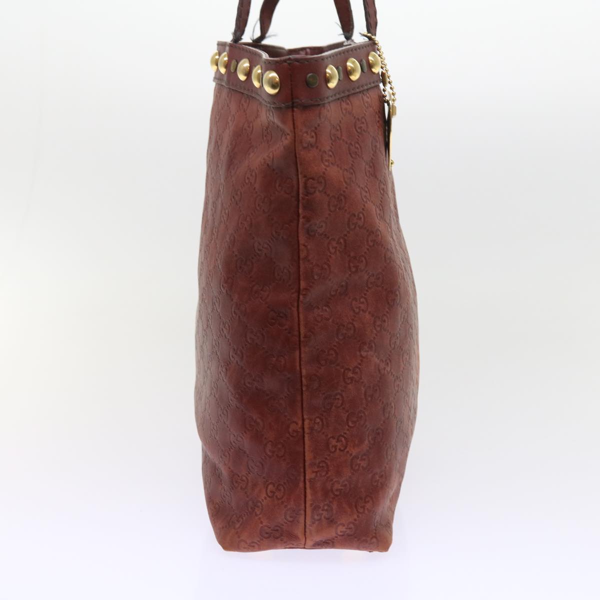 GUCCI GG Canvas Guccissima Tote Bag Red 208940 fm2782