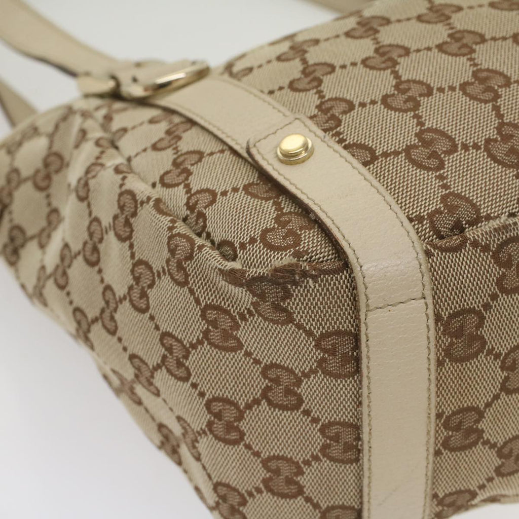 GUCCI GG Canvas Tote Bag Beige 130736 fm2783