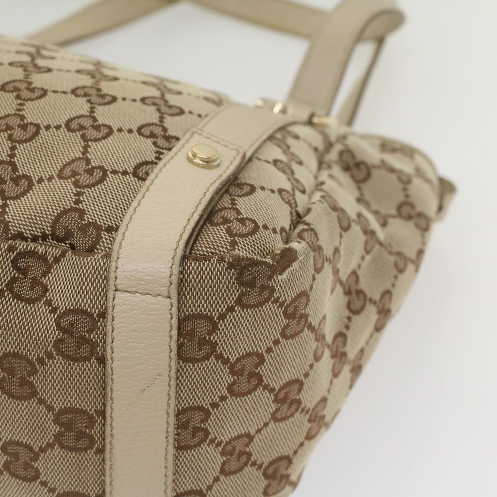 GUCCI GG Canvas Tote Bag Beige 130736 fm2783