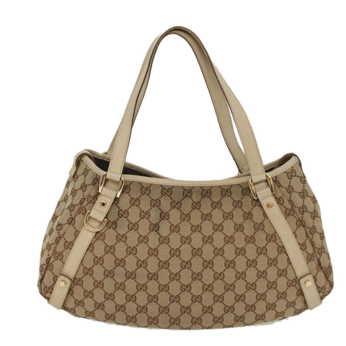 GUCCI GG Canvas Tote Bag Beige 130736 fm2783