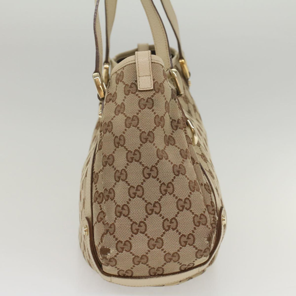 GUCCI GG Canvas Tote Bag Beige 130736 fm2783