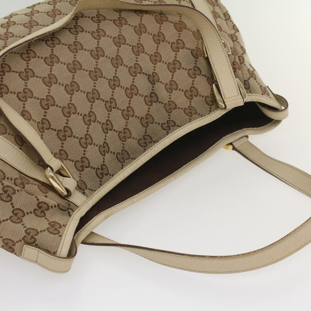 GUCCI GG Canvas Tote Bag Beige 130736 fm2783