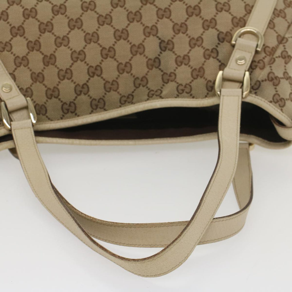 GUCCI GG Canvas Tote Bag Beige 130736 fm2783