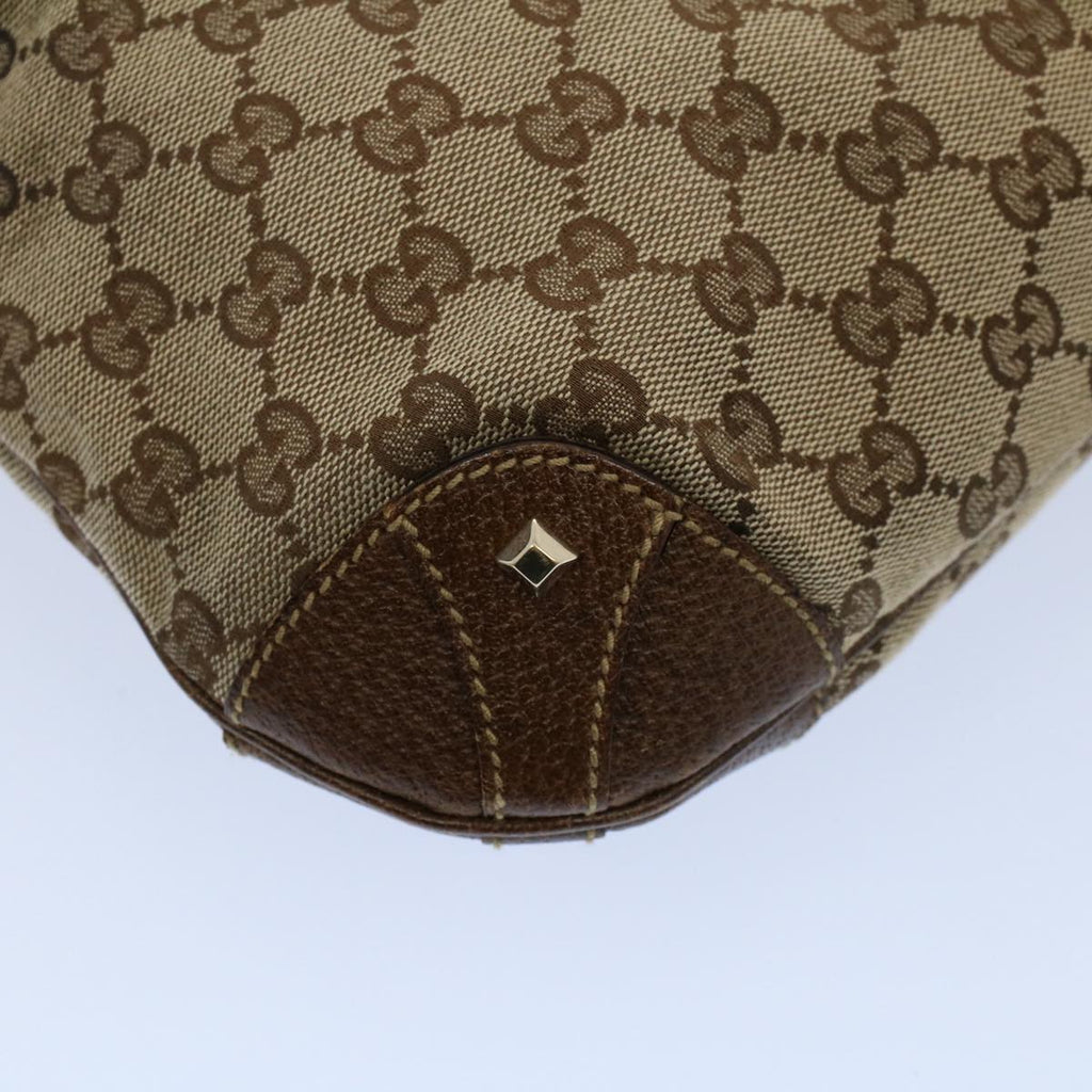 GUCCI GG Canvas Jackie Shoulder Bag Beige 120888 fm2784