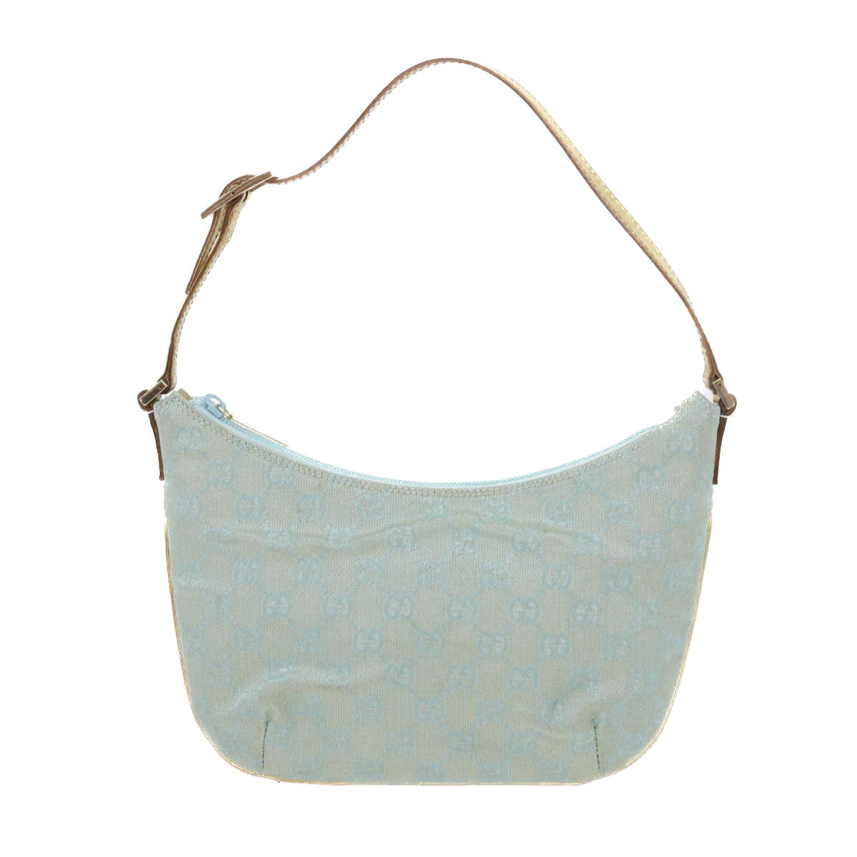 GUCCI GG Canvas Accessory Pouch Turquoise Blue 005 0813 fm2785