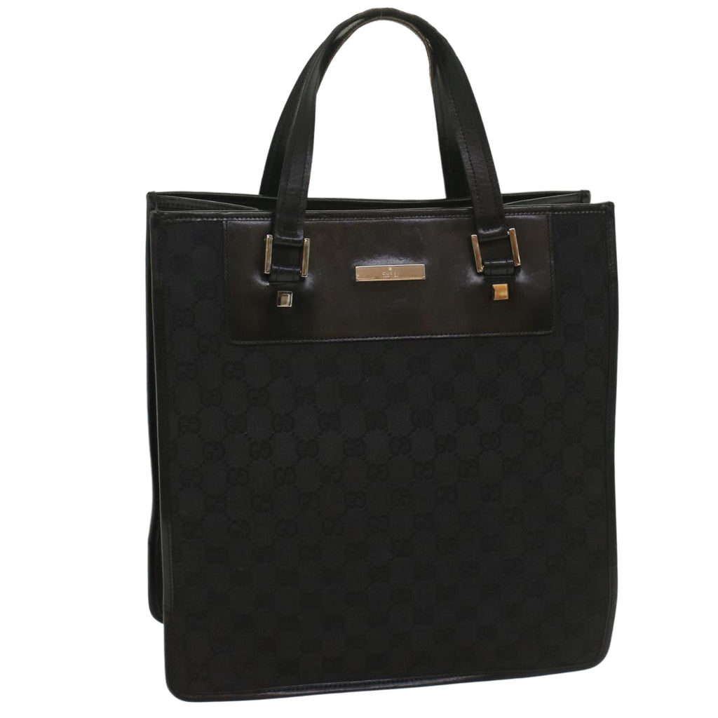 GUCCI GG Canvas Tote Bag Black 019 0346 fm2786