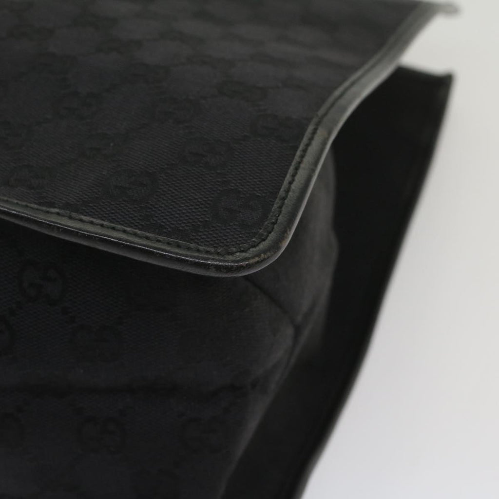 GUCCI GG Canvas Tote Bag Black 019 0346 fm2786