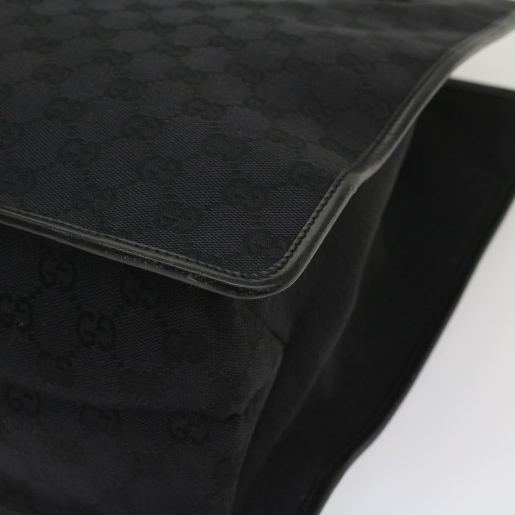 GUCCI GG Canvas Tote Bag Black 019 0346 fm2786