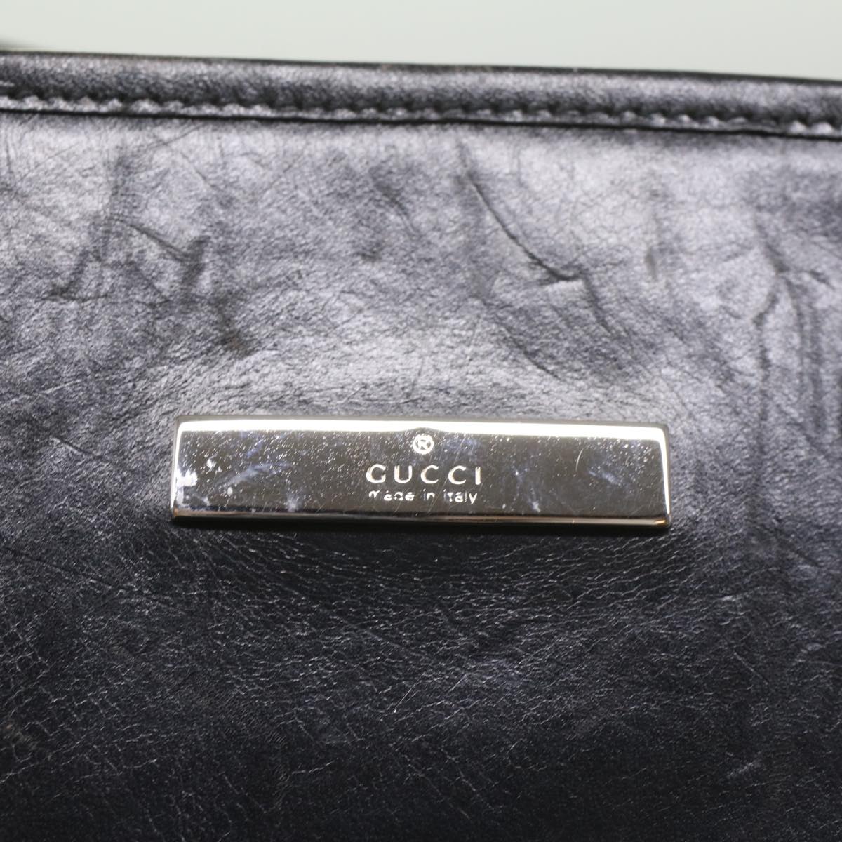 GUCCI GG Canvas Tote Bag Black 019 0346 fm2786