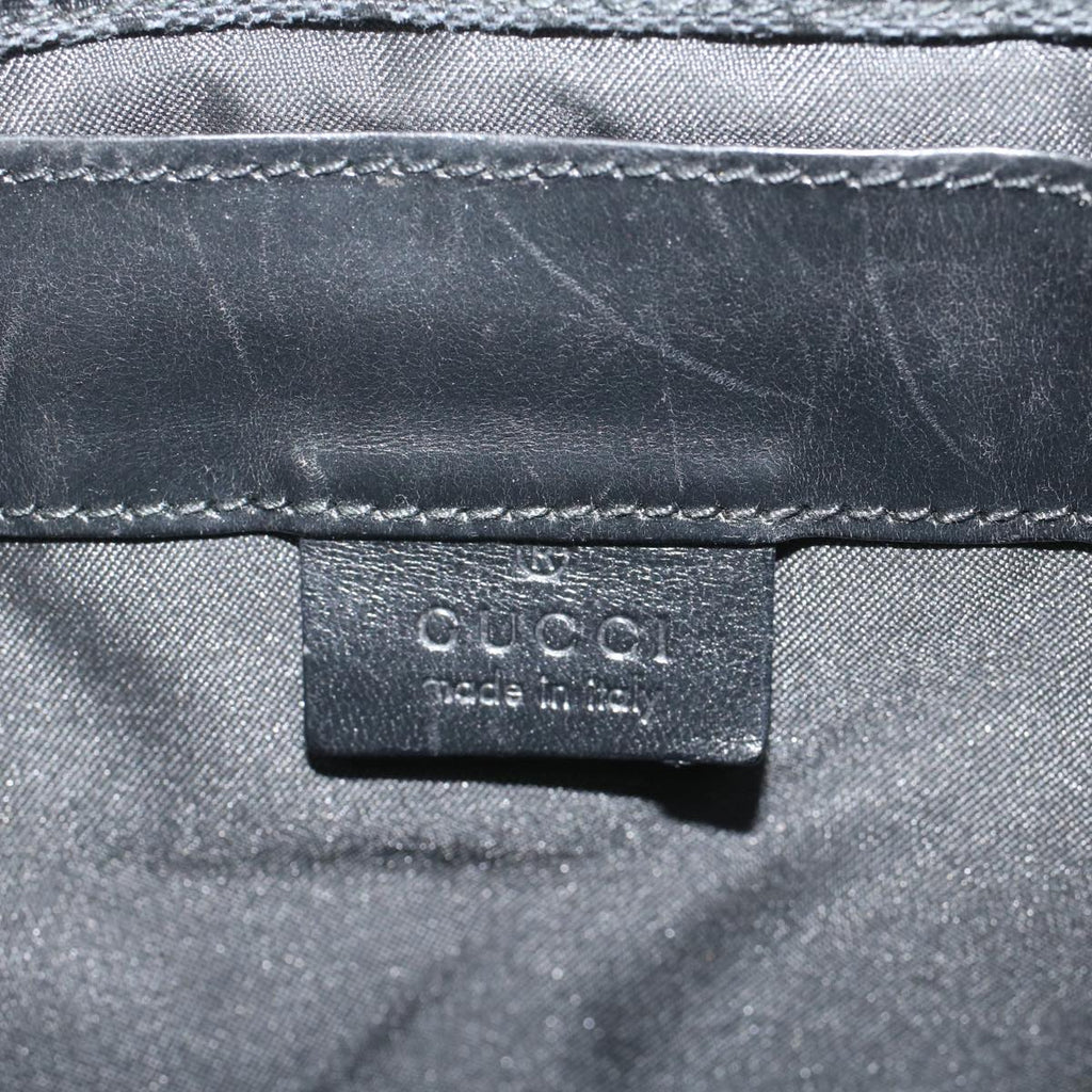 GUCCI GG Canvas Tote Bag Black 019 0346 fm2786