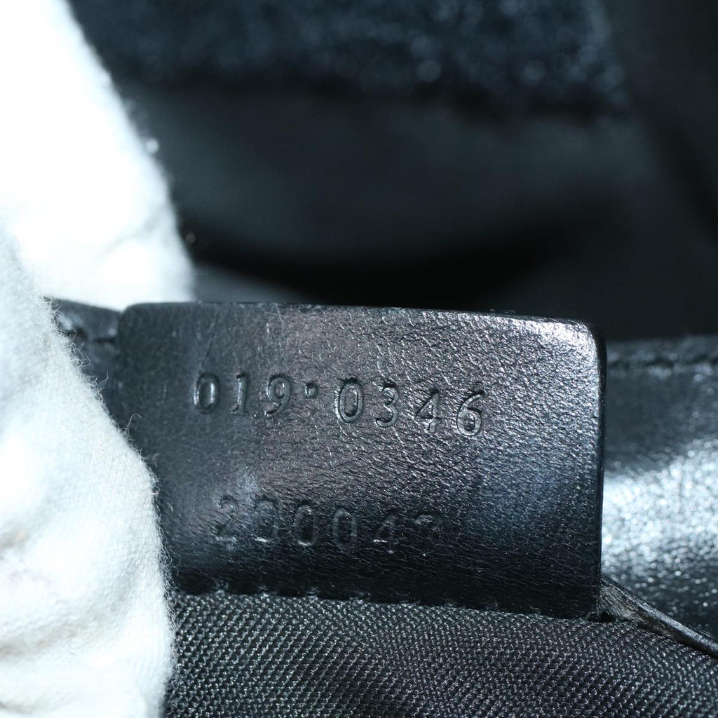 GUCCI GG Canvas Tote Bag Black 019 0346 fm2786