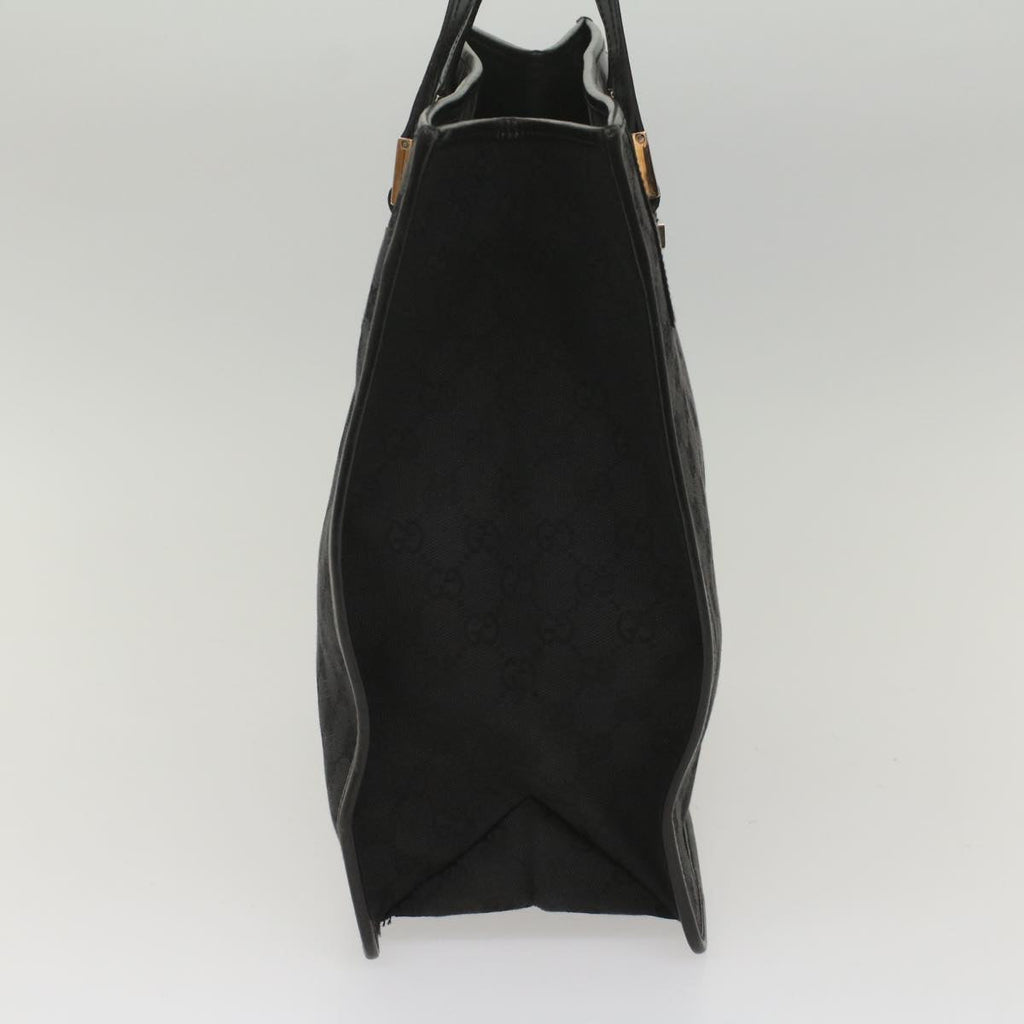 GUCCI GG Canvas Tote Bag Black 019 0346 fm2786