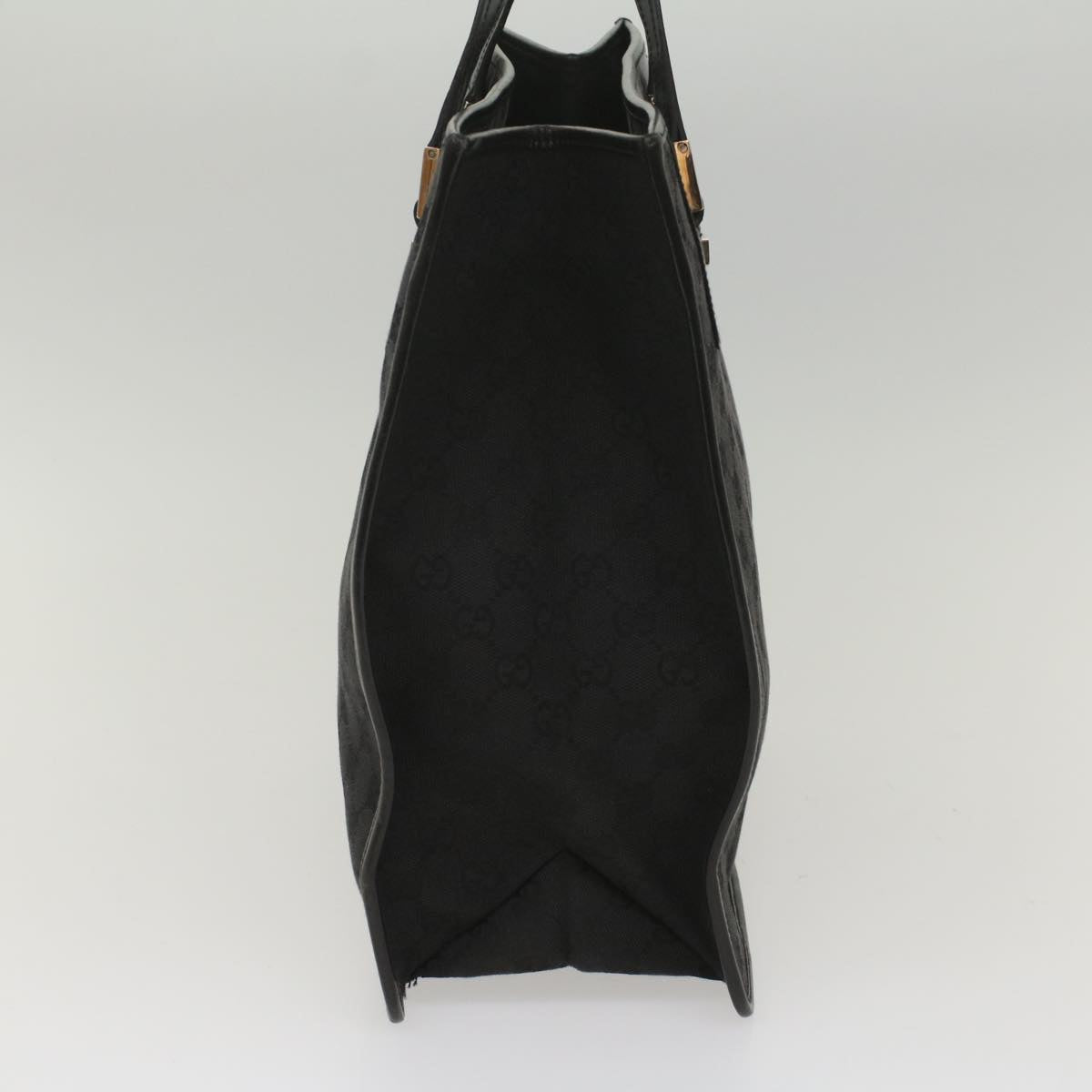 GUCCI GG Canvas Tote Bag Black 019 0346 fm2786