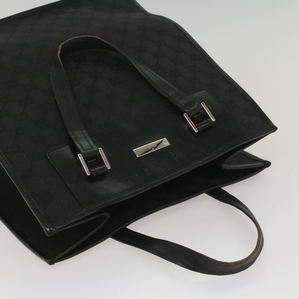 GUCCI GG Canvas Tote Bag Black 019 0346 fm2786