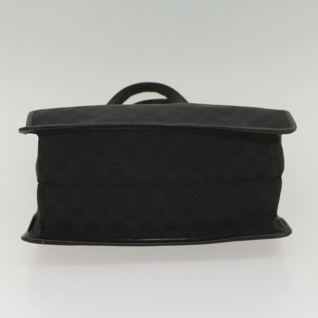 GUCCI GG Canvas Tote Bag Black 019 0346 fm2786