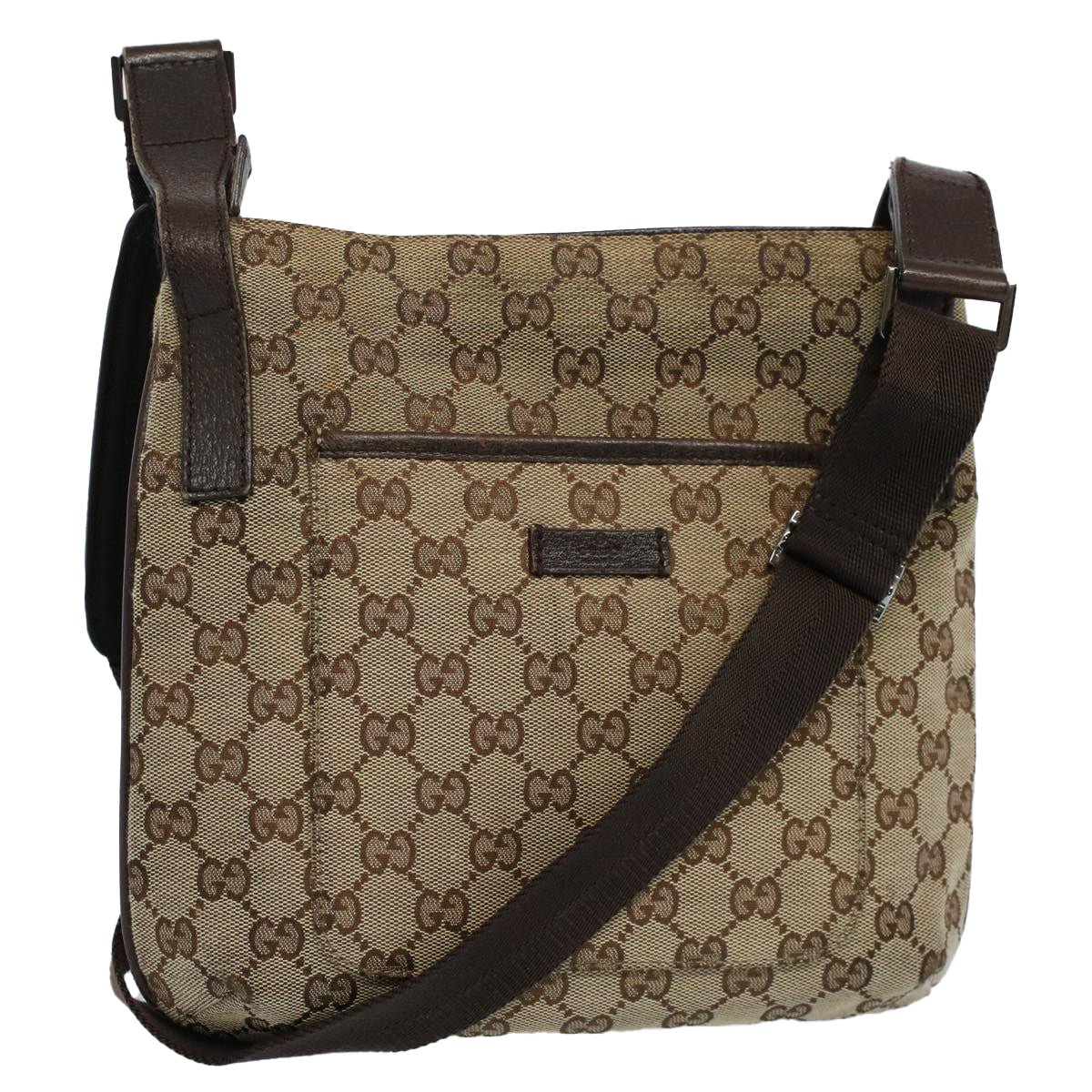 GUCCI GG Canvas Shoulder Bag Beige 122793 fm2787