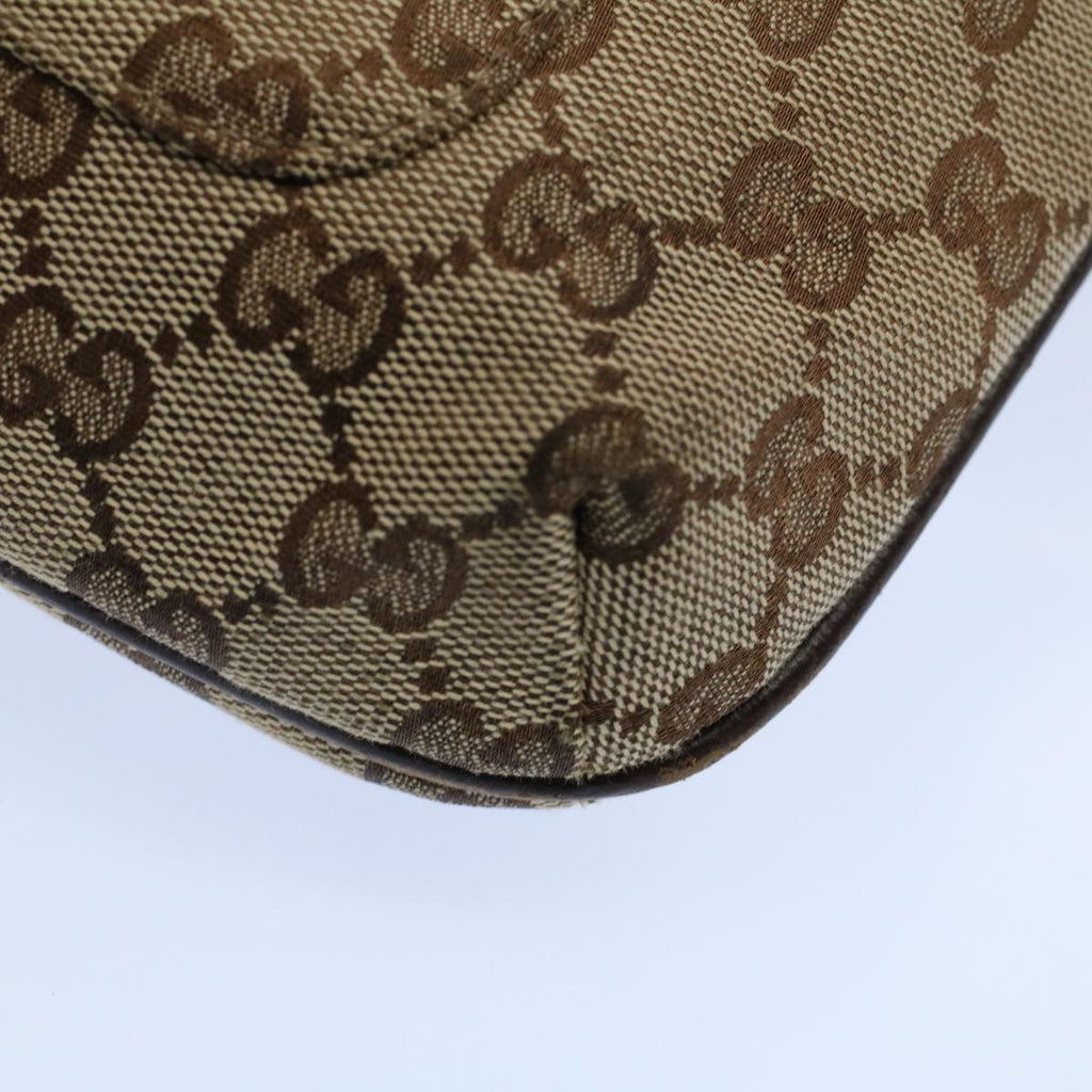 GUCCI GG Canvas Shoulder Bag Beige 122793 fm2787