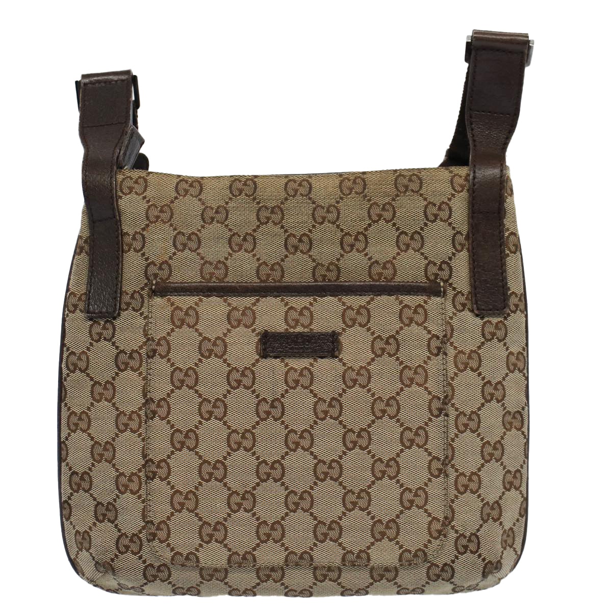 GUCCI GG Canvas Shoulder Bag Beige 122793 fm2787