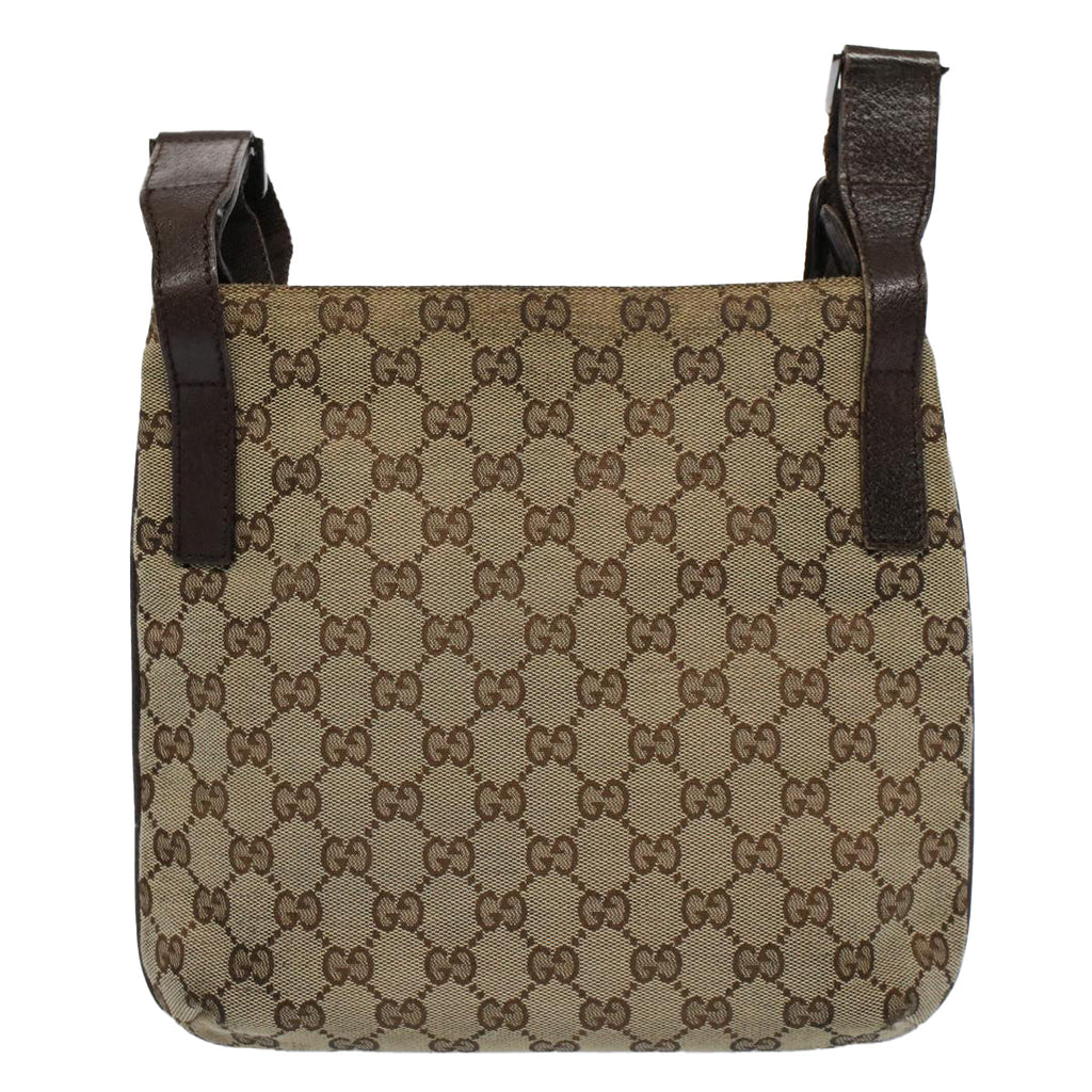 GUCCI GG Canvas Shoulder Bag Beige 122793 fm2787