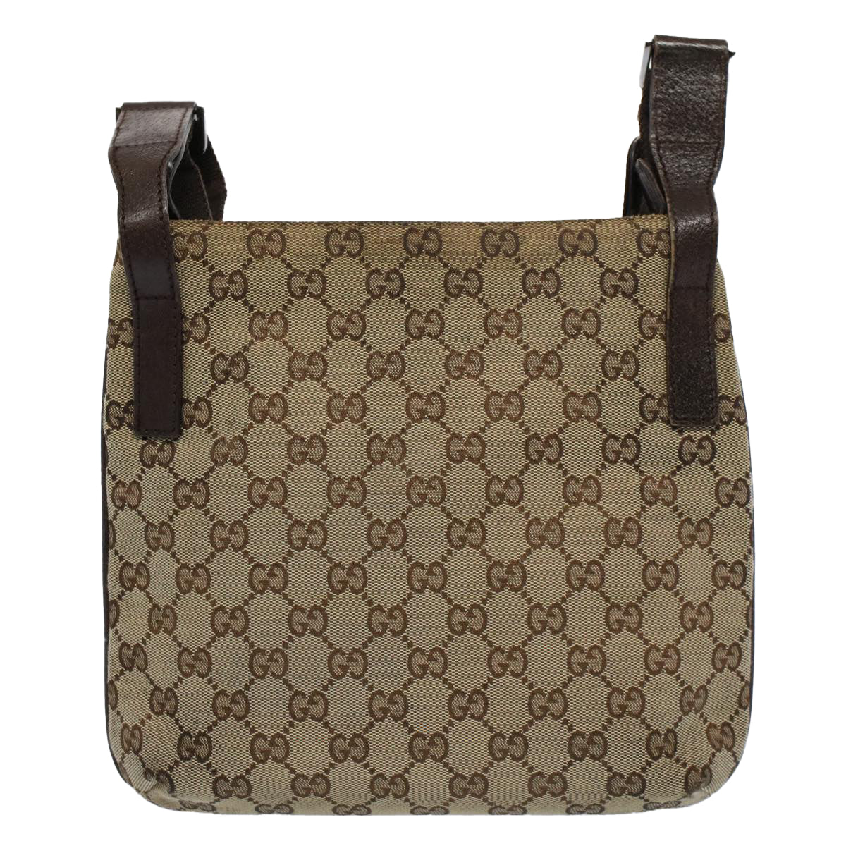 GUCCI GG Canvas Shoulder Bag Beige 122793 fm2787
