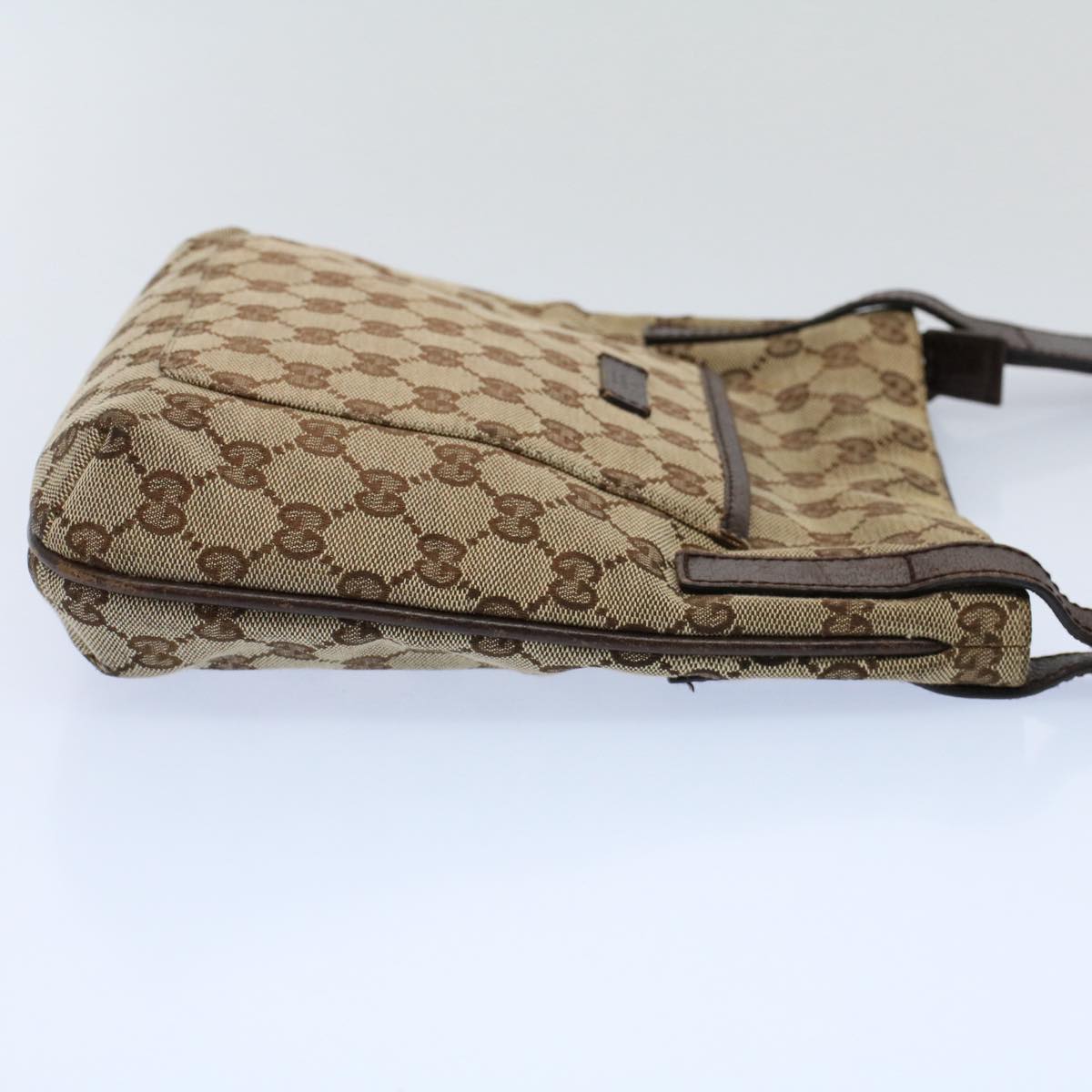 GUCCI GG Canvas Shoulder Bag Beige 122793 fm2787