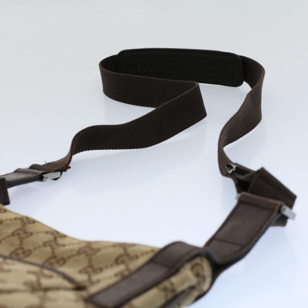 GUCCI GG Canvas Shoulder Bag Beige 122793 fm2787