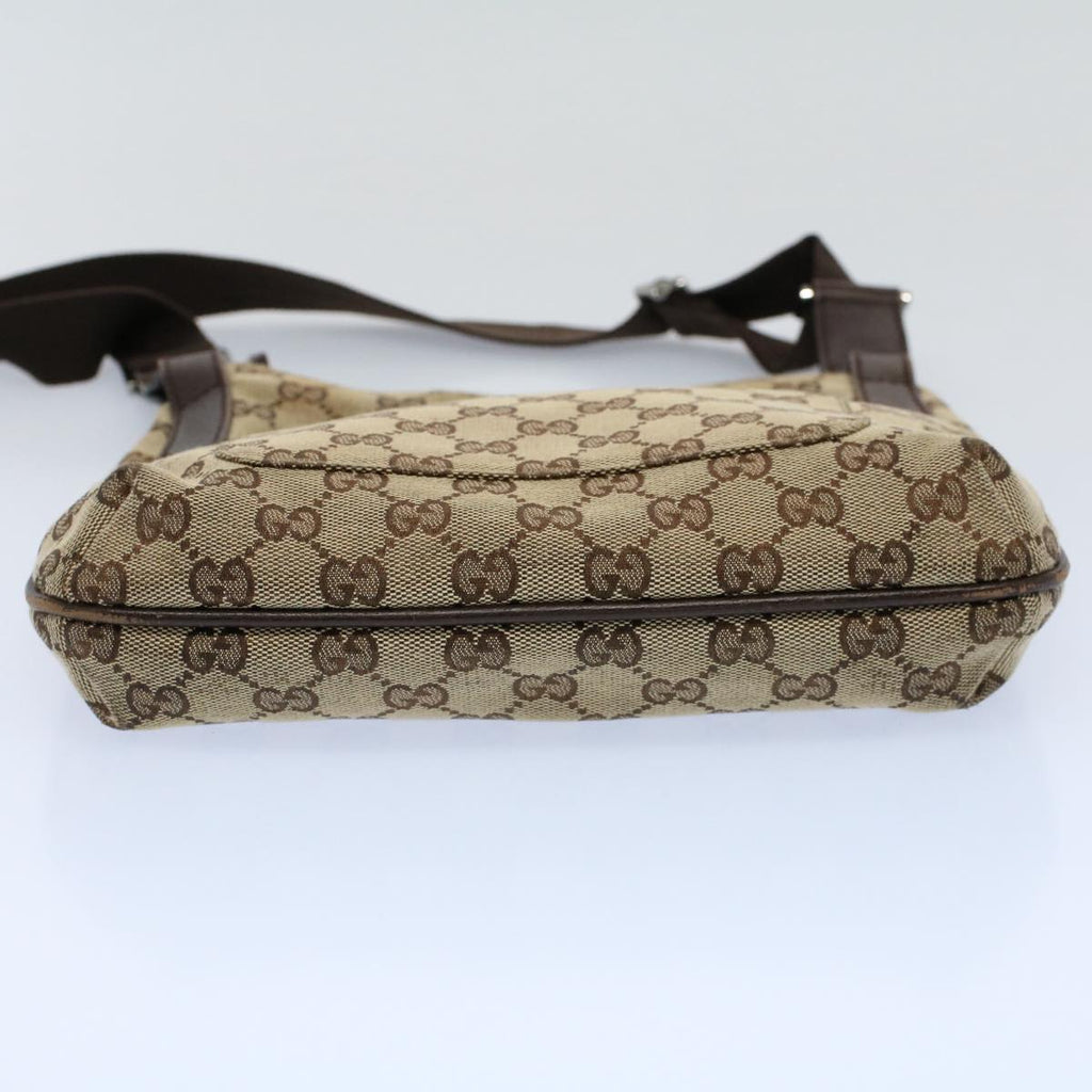GUCCI GG Canvas Shoulder Bag Beige 122793 fm2787