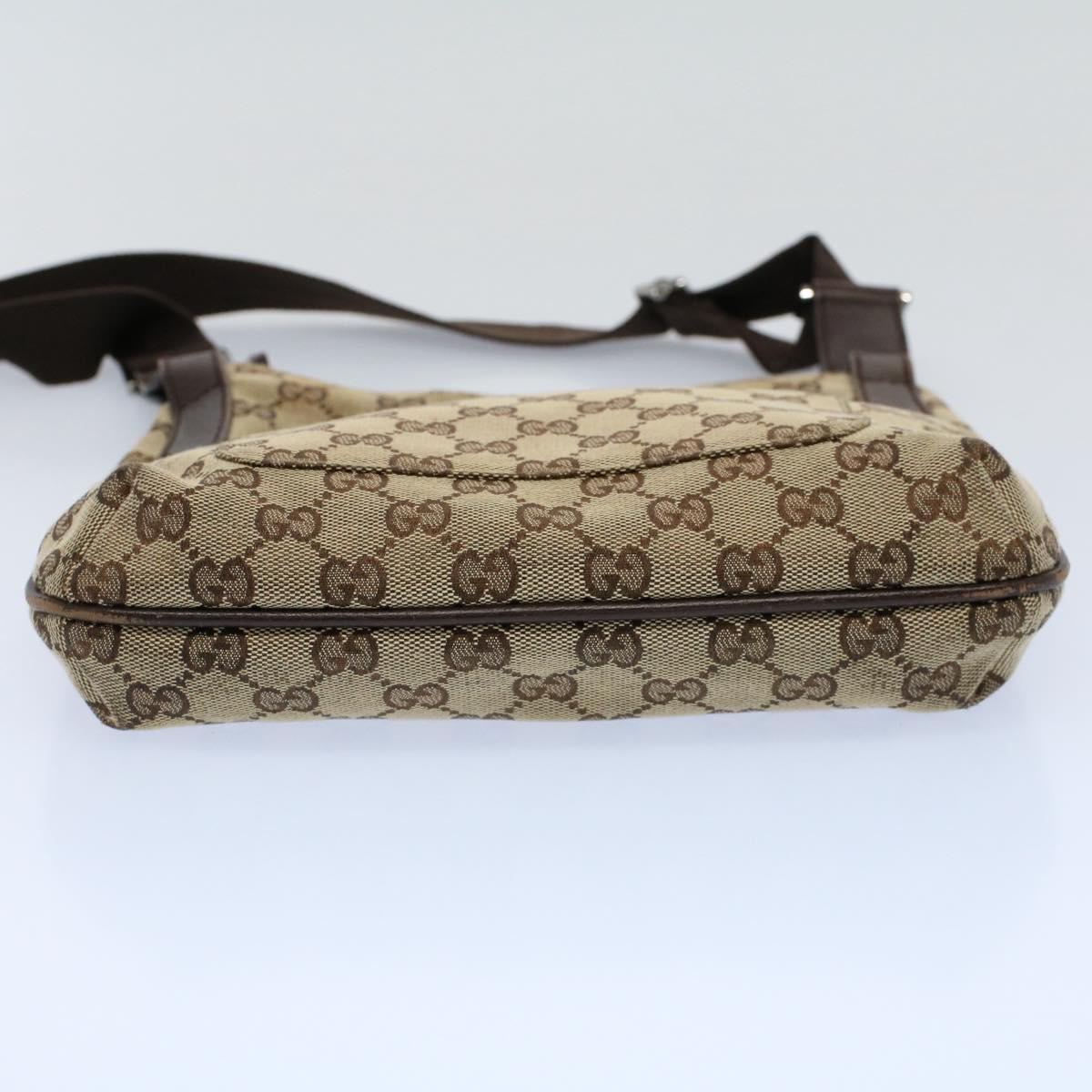 GUCCI GG Canvas Shoulder Bag Beige 122793 fm2787