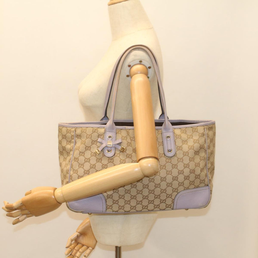 GUCCI GG Canvas Tote Bag Beige 163805 fm2788