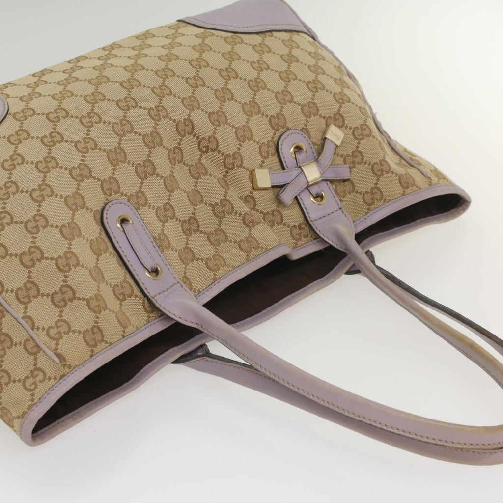 GUCCI GG Canvas Tote Bag Beige 163805 fm2788