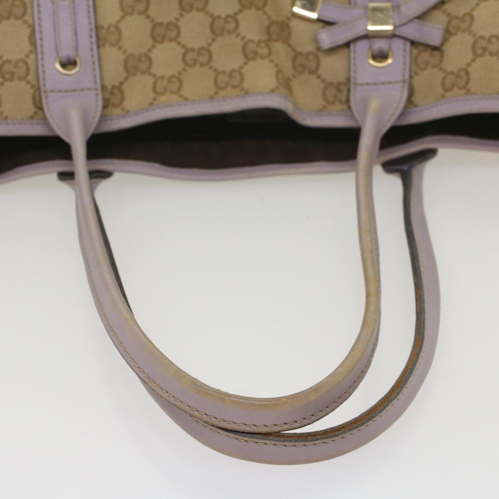 GUCCI GG Canvas Tote Bag Beige 163805 fm2788