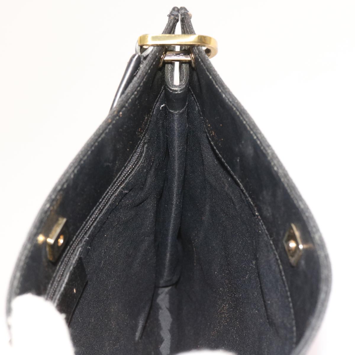 GUCCI GG Canvas Shoulder Bag Black 91762 fm2789