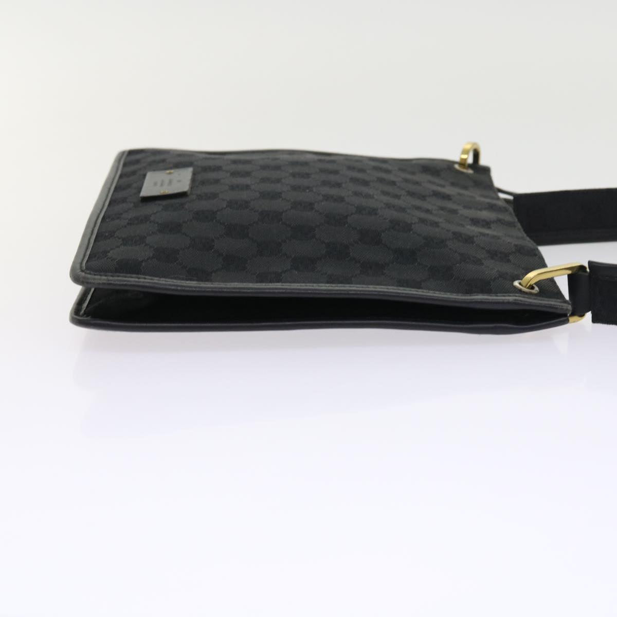 GUCCI GG Canvas Shoulder Bag Black 91762 fm2789