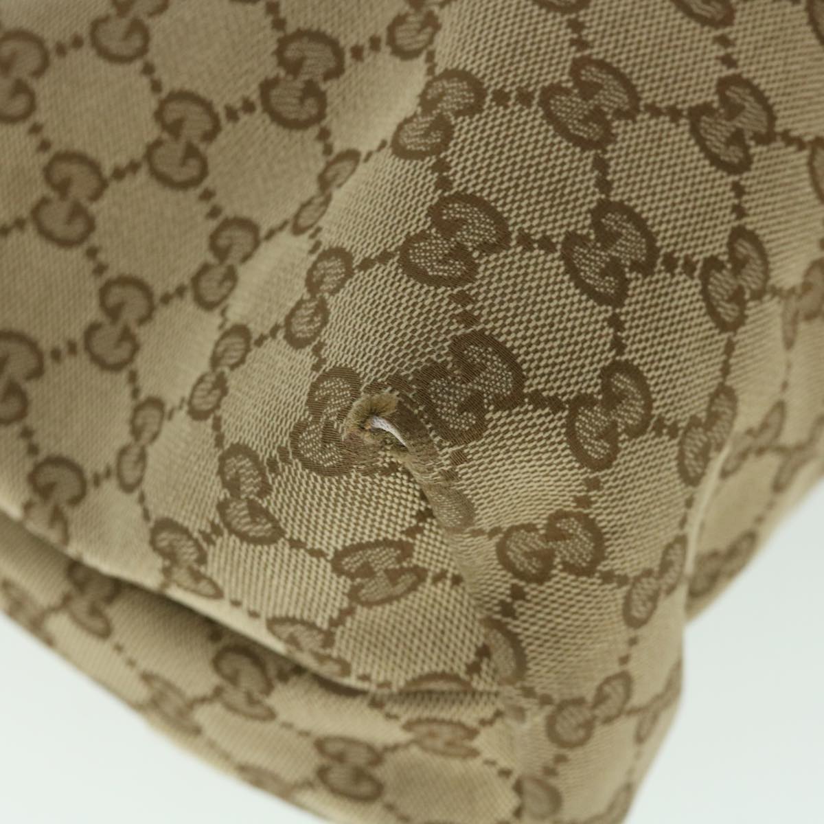 GUCCI GG Canvas Web Sherry Line Shoulder Bag Beige Red Green 189751 fm2790