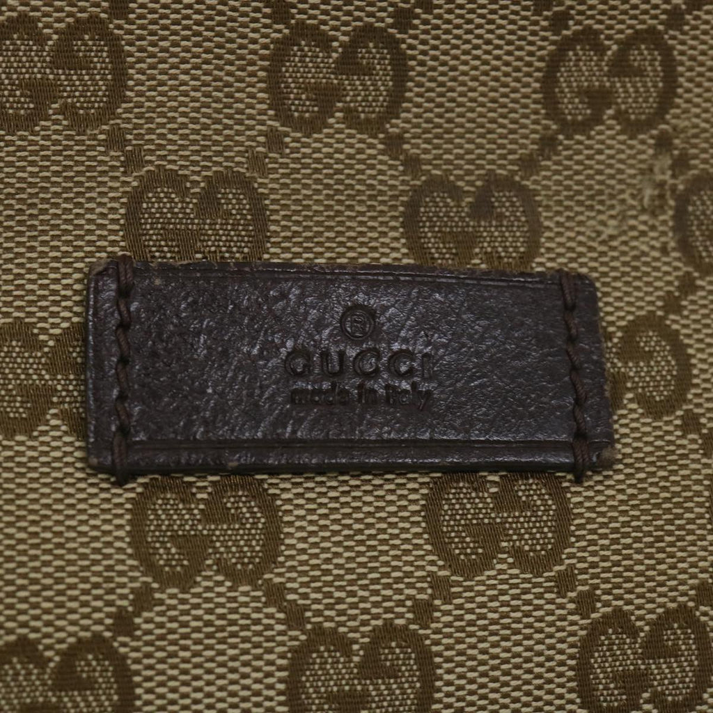 GUCCI GG Canvas Web Sherry Line Shoulder Bag Beige Red Green 189751 fm2790