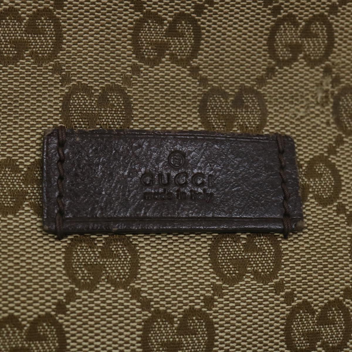 GUCCI GG Canvas Web Sherry Line Shoulder Bag Beige Red Green 189751 fm2790