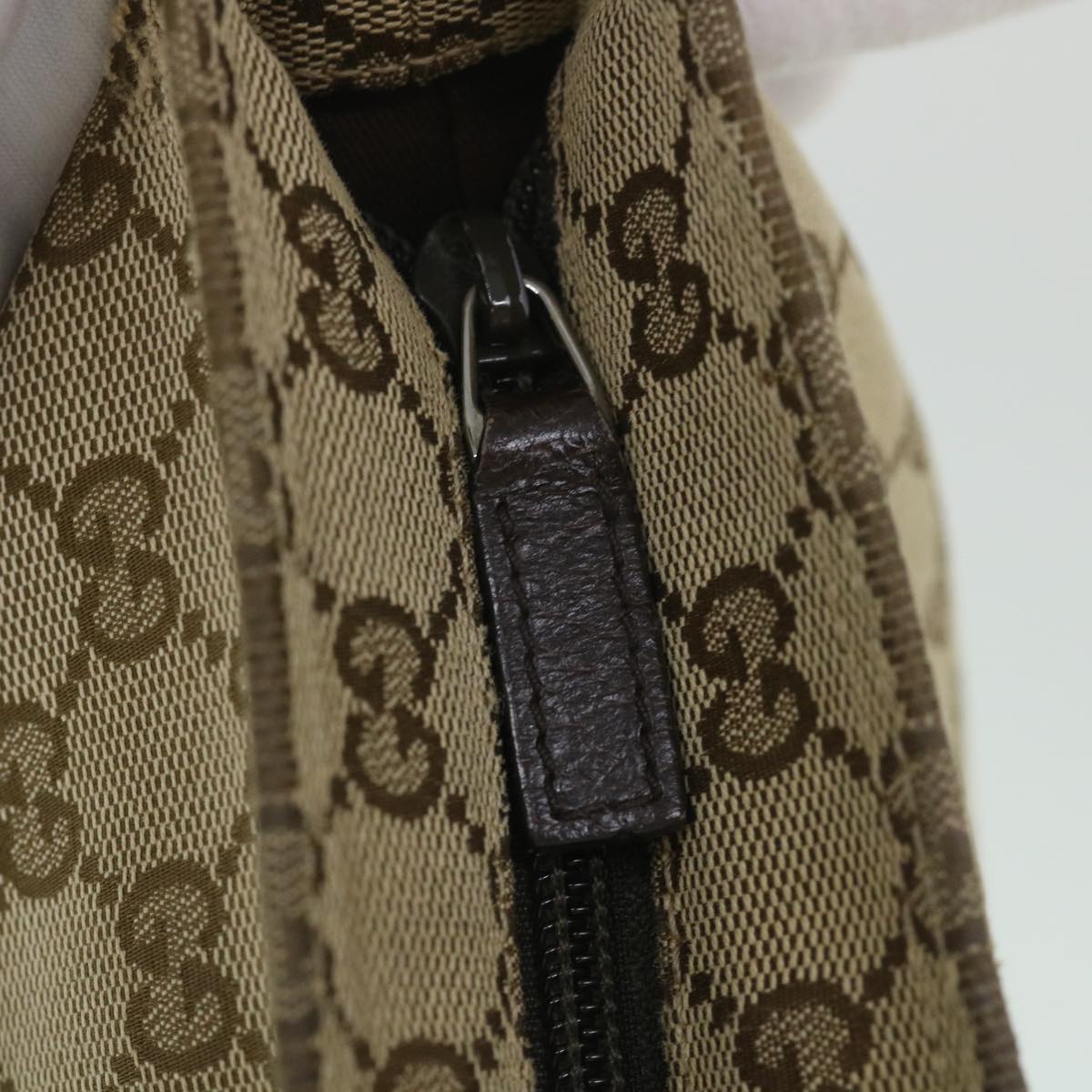 GUCCI GG Canvas Web Sherry Line Shoulder Bag Beige Red Green 189751 fm2790