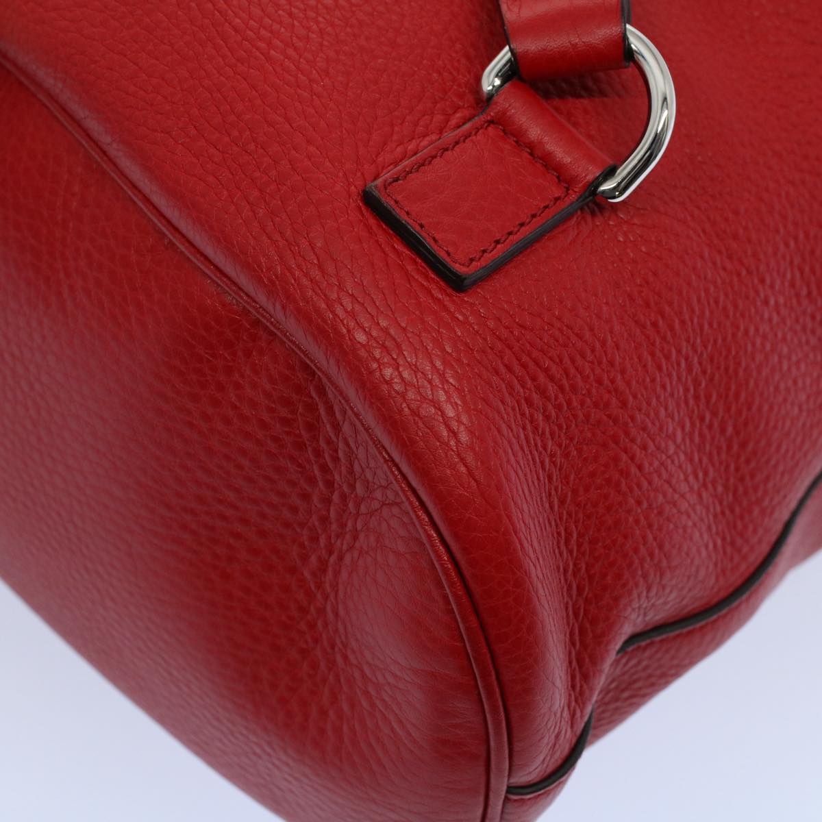 GUCCI Soho Backpack Leather Red 368588 fm2801