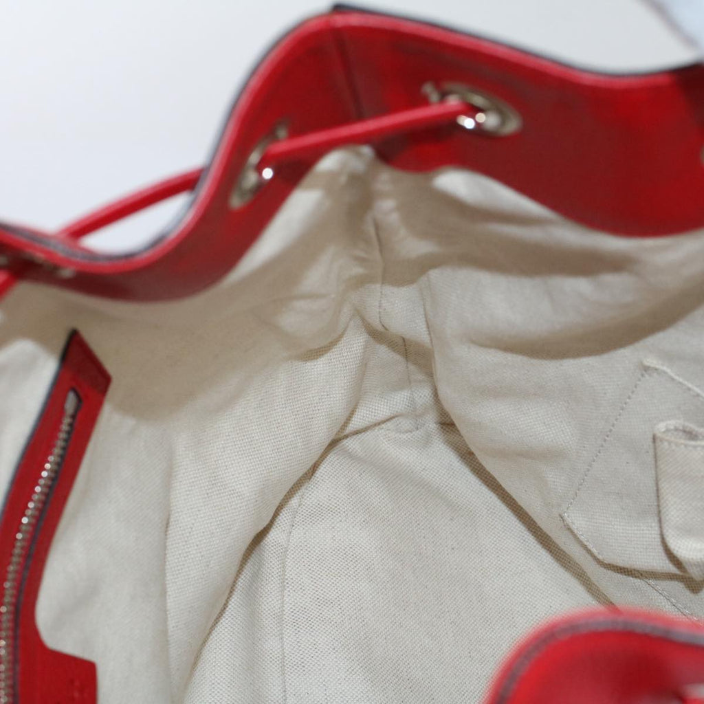 GUCCI Soho Backpack Leather Red 368588 fm2801