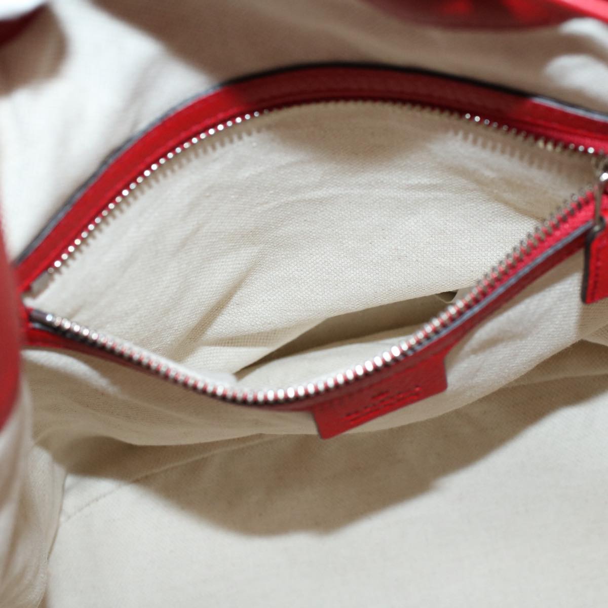 GUCCI Soho Backpack Leather Red 368588 fm2801