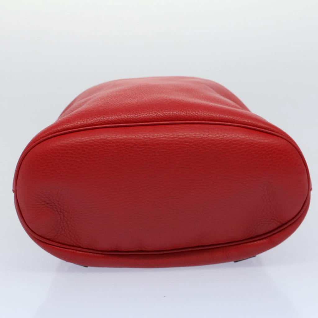 GUCCI Soho Backpack Leather Red 368588 fm2801