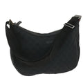 GUCCI GG Canvas Shoulder Bag Black 122790 fm2838