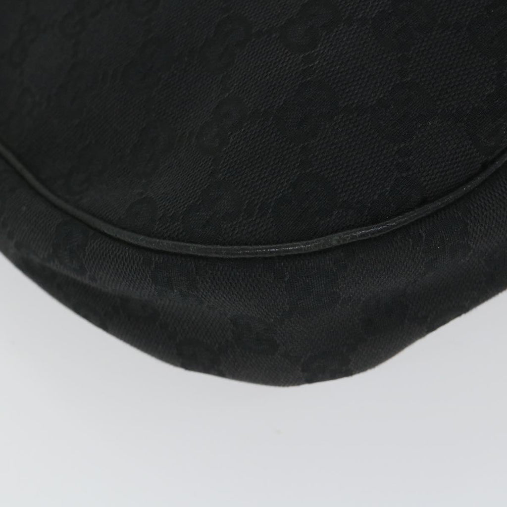 GUCCI GG Canvas Shoulder Bag Black 122790 fm2838