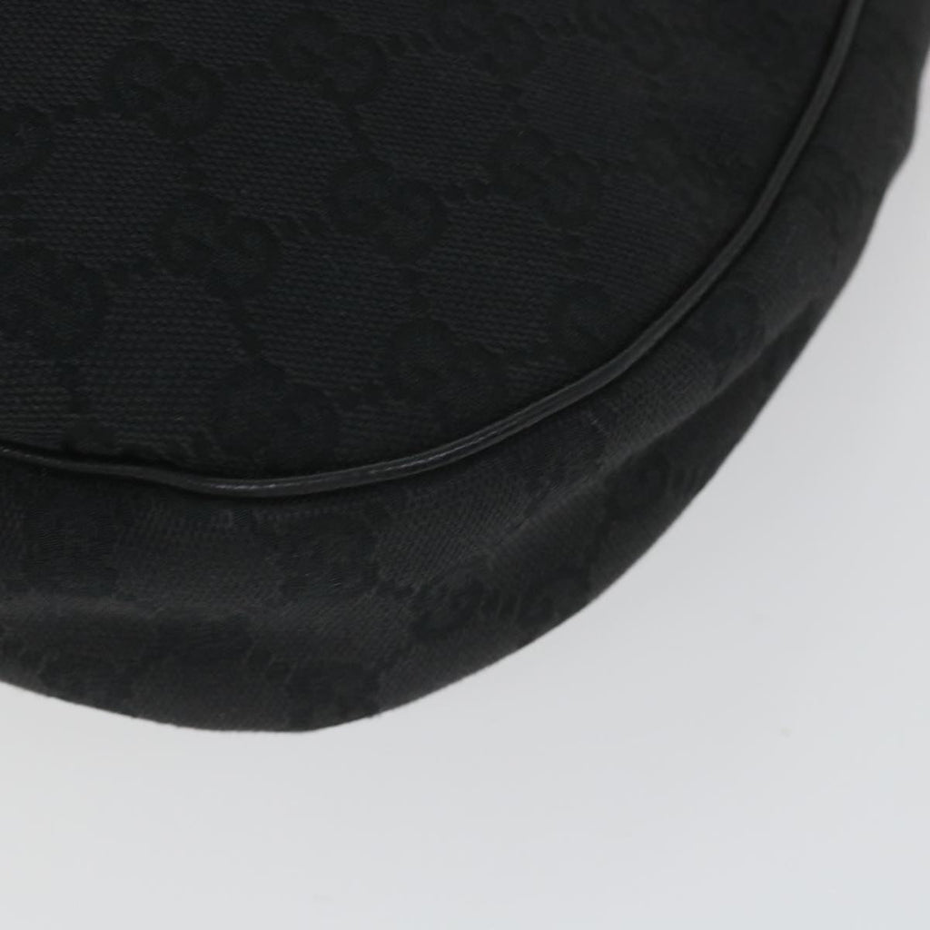 GUCCI GG Canvas Shoulder Bag Black 122790 fm2838