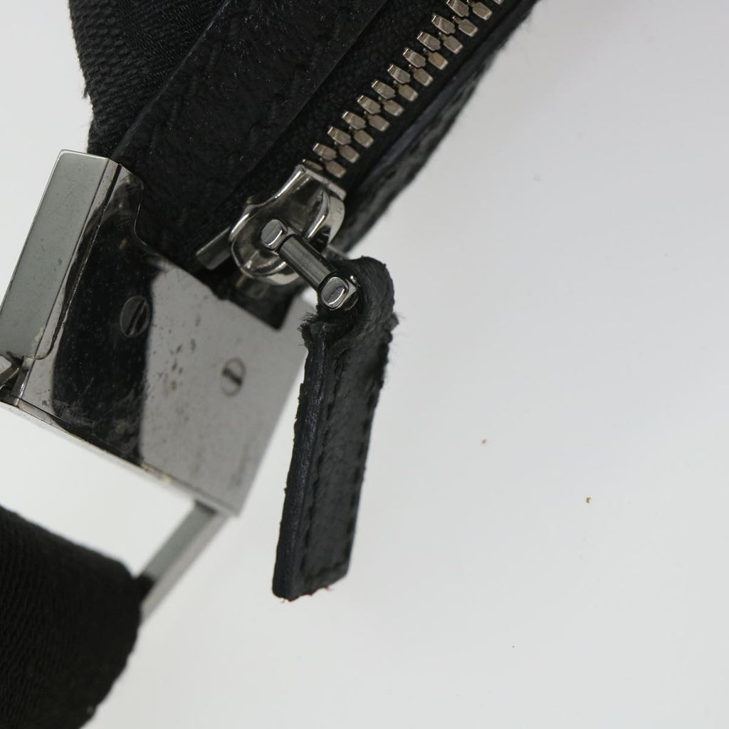 GUCCI GG Canvas Shoulder Bag Black 122790 fm2838
