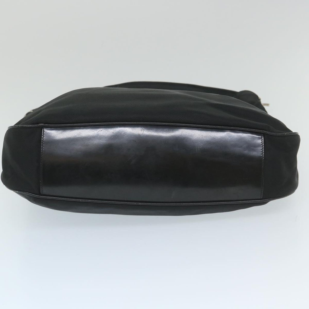 GUCCI Shoulder Bag Nylon Black 001 1998 1577 fm2876