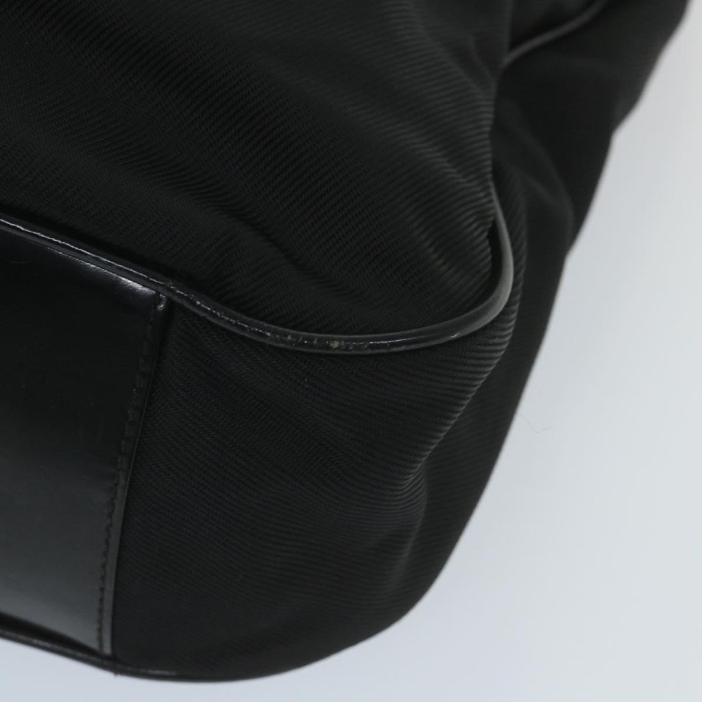 GUCCI Shoulder Bag Nylon Black 001 1998 1577 fm2876