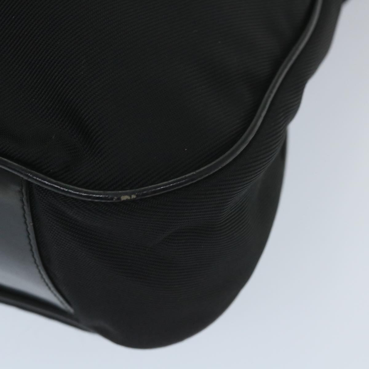 GUCCI Shoulder Bag Nylon Black 001 1998 1577 fm2876