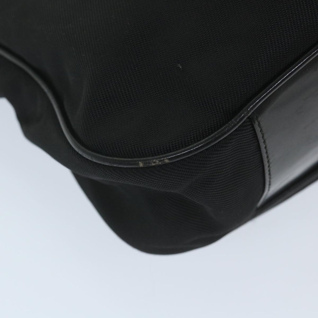 GUCCI Shoulder Bag Nylon Black 001 1998 1577 fm2876