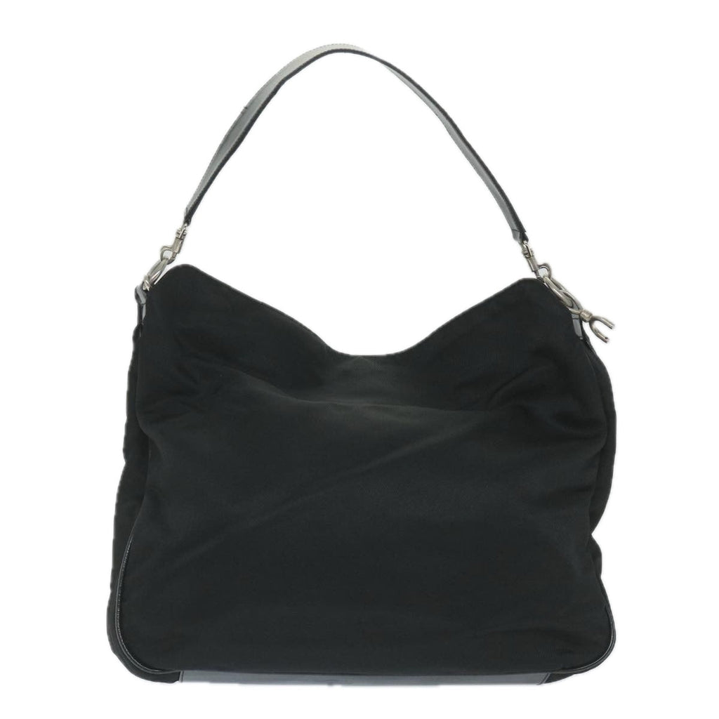 GUCCI Shoulder Bag Nylon Black 001 1998 1577 fm2876